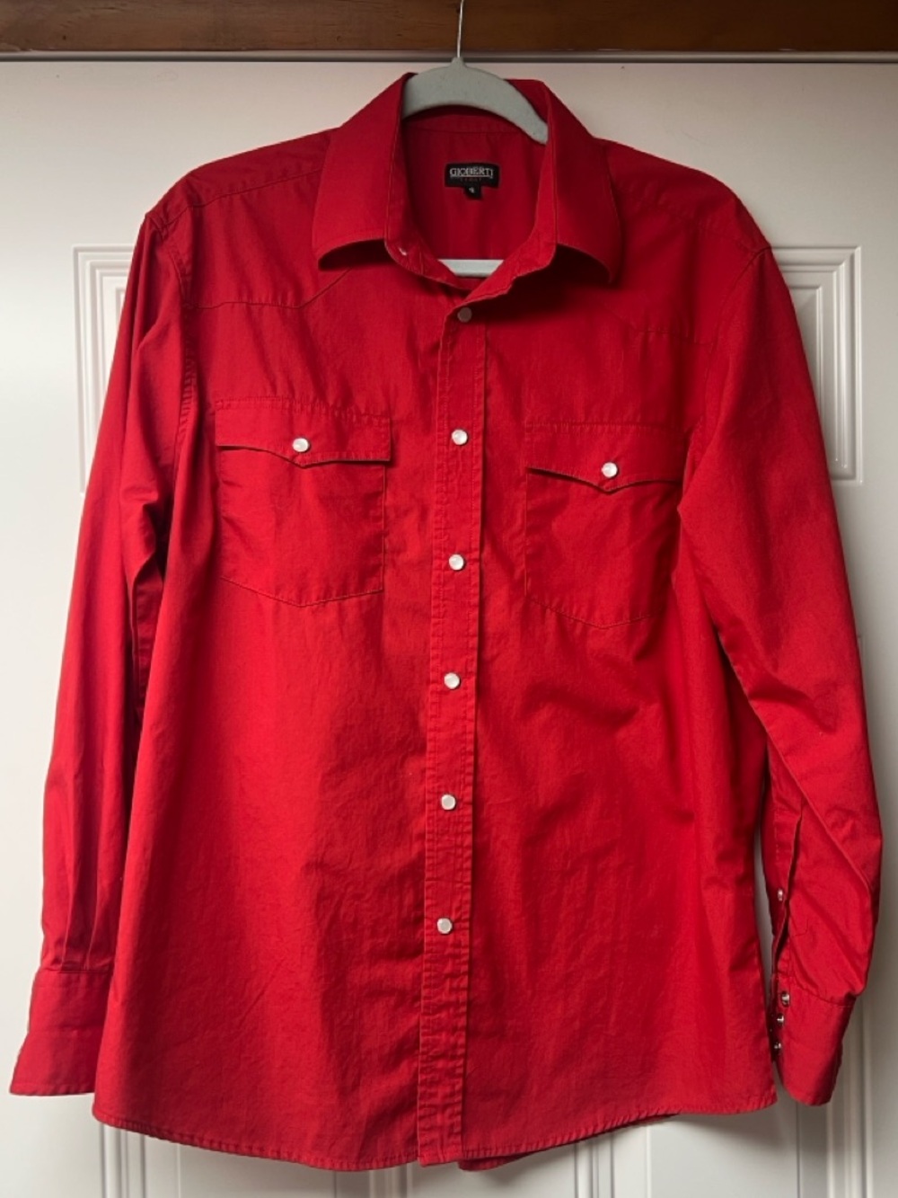 Giorgio Pearl Snap Western Dress Shirt Small Western Ranch Cowboy Rodeo